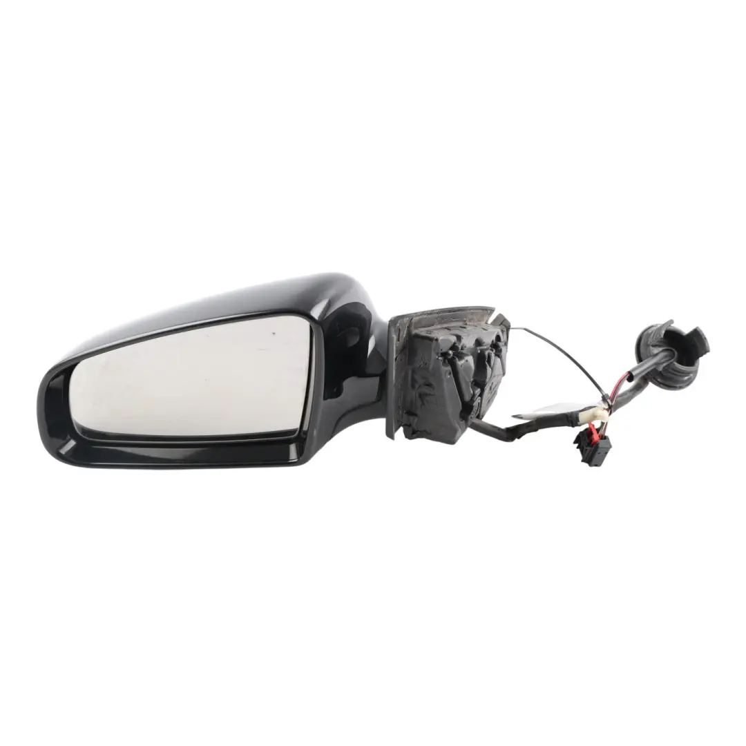 Audi A3 S3 8P Door Wing Mirror Electric Left N/S Satin Black Cover - SKU RHD-8P2858531G-BLK - Part number 8P2858531G