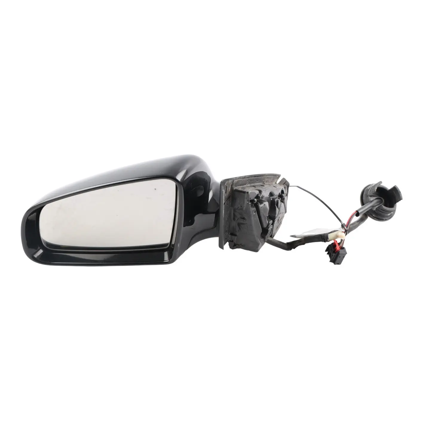 Audi A3 S3 8P Door Wing Mirror Electric Left N/S Satin Black Cover