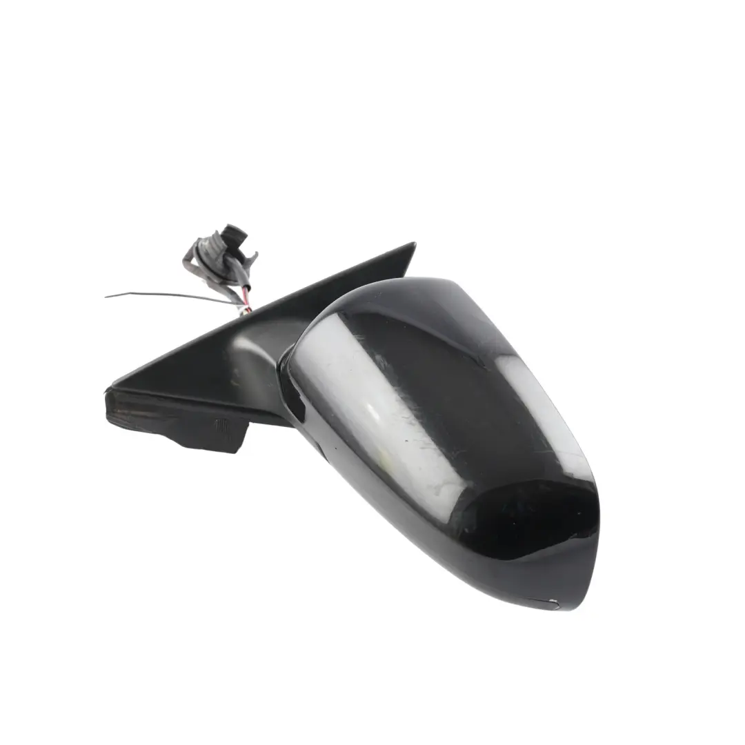 Door Wing Mirror Electric Left N/S Satin Black Cover to Audi A3 S3 8P with Part number 8P2858531G Audi A3 S3 8P Door Wing Mirror Electric Left N/S Satin Black Cover - SKU RHD-8P2858531G-BLK - Part number 8P2858531G