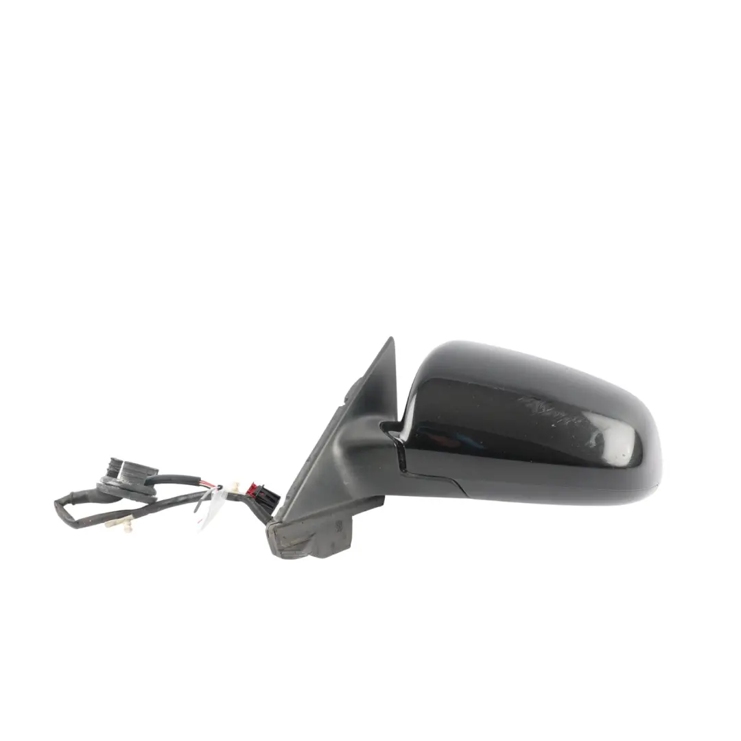 Audi A3 S3 8P Door Wing Mirror Electric Left N/S Satin Black Cover - SKU RHD-8P2858531G-BLK - Part number 8P2858531G
