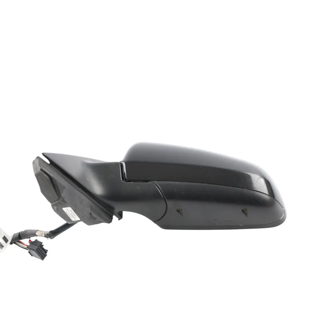 Audi A3 S3 8P Door Wing Mirror Electric Left N/S Satin Black Cover - SKU RHD-8P2858531G-BLK - Part number 8P2858531G