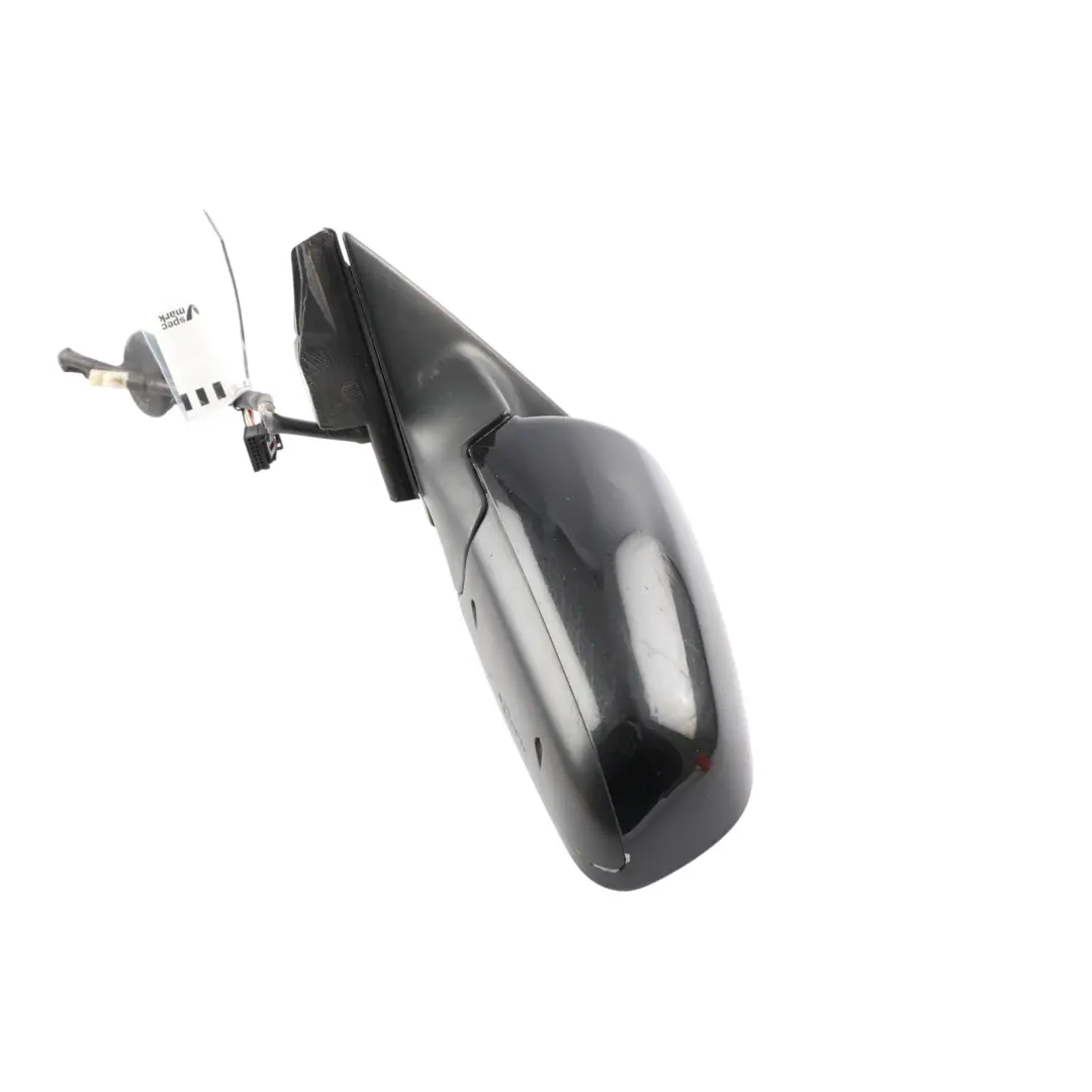 Audi A3 S3 8P Door Wing Mirror Electric Left N/S Satin Black Cover - SKU RHD-8P2858531G-BLK - Part number 8P2858531G