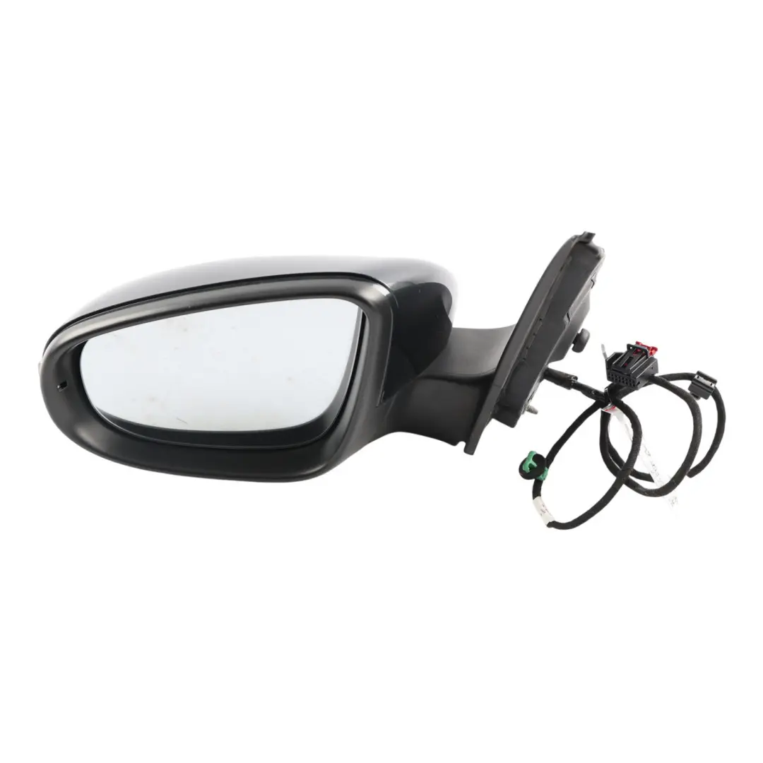 Volkswagen Golf 6 Wing Mirror Door Left N/S Electric Carbon Steel Grey A9W - SKU RHD-5K0857507AD-CSG - Part number 5K0857507AD