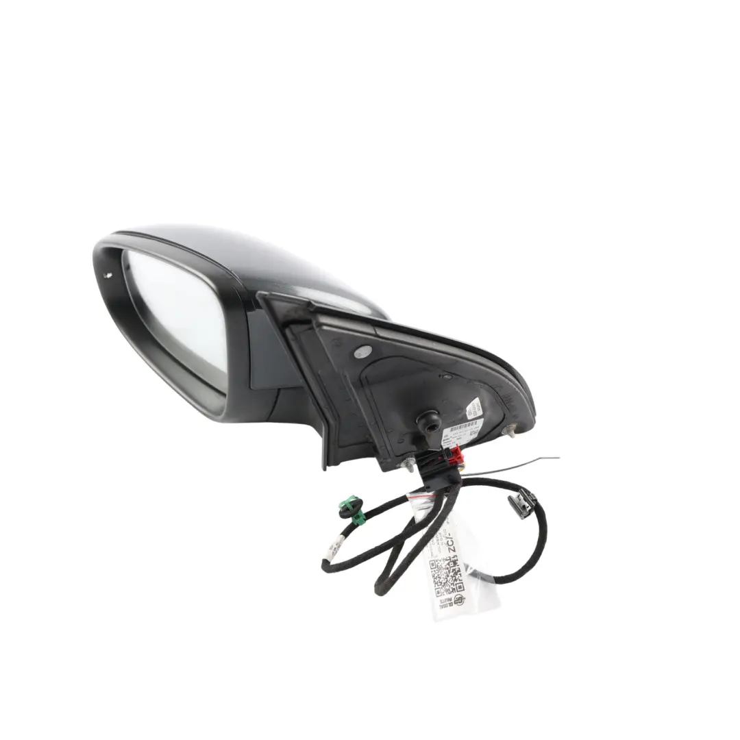 Volkswagen Golf 6 Wing Mirror Door Left N/S Electric Carbon Steel Grey A9W - SKU RHD-5K0857507AD-CSG - Part number 5K0857507AD