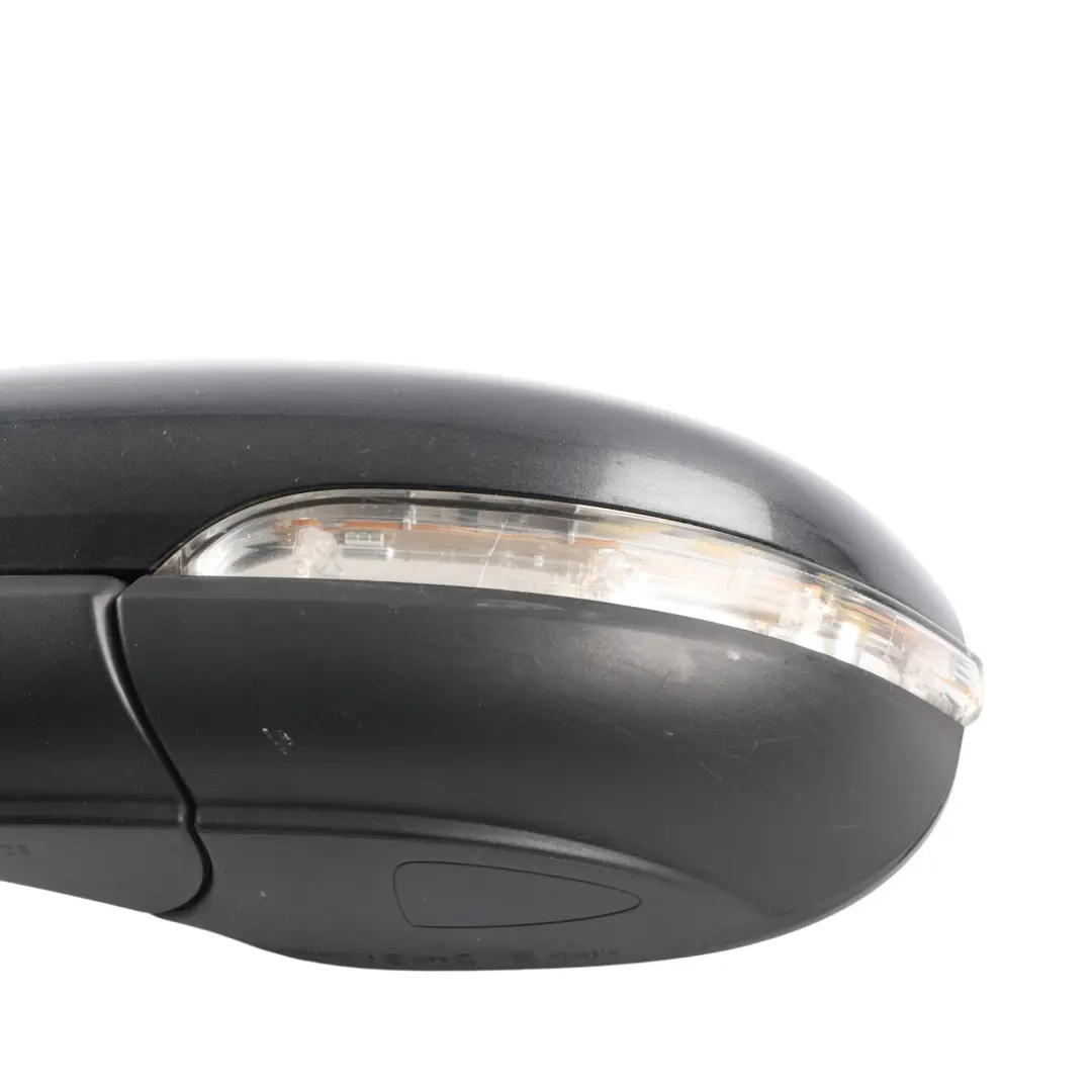 Volkswagen Golf 6 Wing Mirror Door Left N/S Electric Carbon Steel Grey A9W - SKU RHD-5K0857507AD-CSG - Part number 5K0857507AD