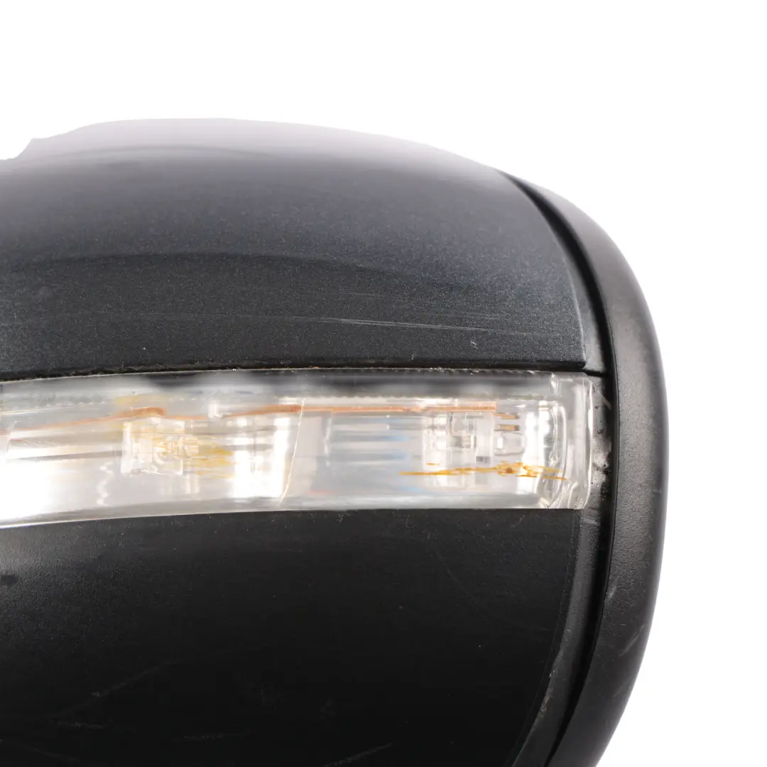 Volkswagen Golf 6 Wing Mirror Door Left N/S Electric Carbon Steel Grey A9W - SKU RHD-5K0857507AD-CSG - Part number 5K0857507AD