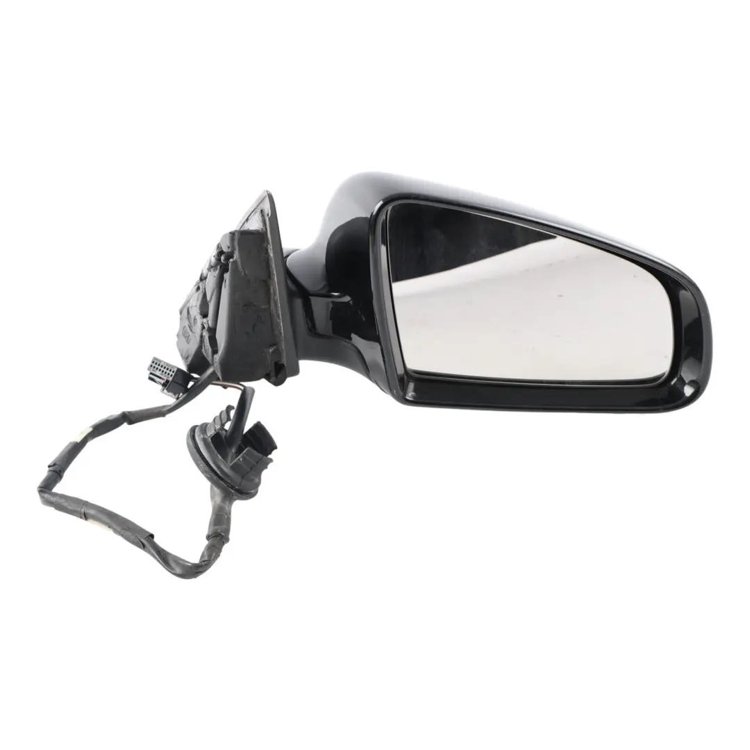 Audi A3 S3 8P Door Wing Mirror Electric Right O/S Satin Black Cover - SKU RHD-8P2858532G-BLK - Part number 8P2858532G