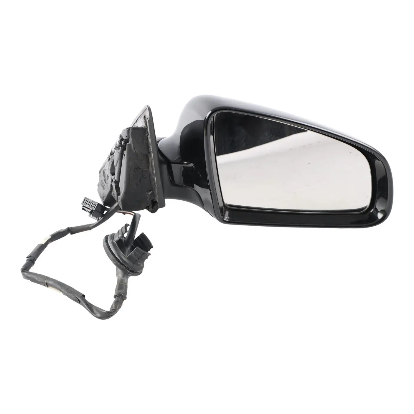 Audi A3 S3 8P Door Wing Mirror Electric Right O/S Satin Black Cover
