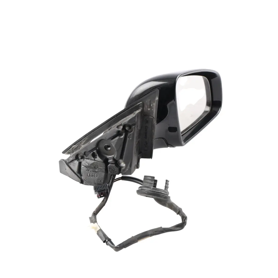 Door Wing Mirror Electric Right O/S Satin Black Cover to Audi A3 S3 8P with Part number 8P2858532G Audi A3 S3 8P Door Wing Mirror Electric Right O/S Satin Black Cover - SKU RHD-8P2858532G-BLK - Part number 8P2858532G