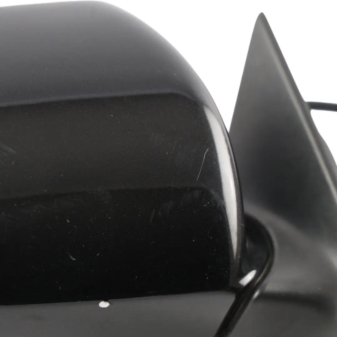Audi A3 S3 8P Door Wing Mirror Electric Right O/S Satin Black Cover - SKU RHD-8P2858532G-BLK - Part number 8P2858532G