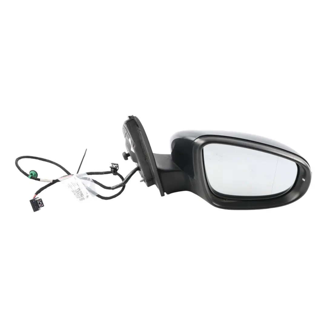 Volkswagen Golf Mk6 Wing Mirror Right Electric O/S Carbon Grey A9W - SKU RHD-5K0857508AD-CSG - Part number 5K0857508AD