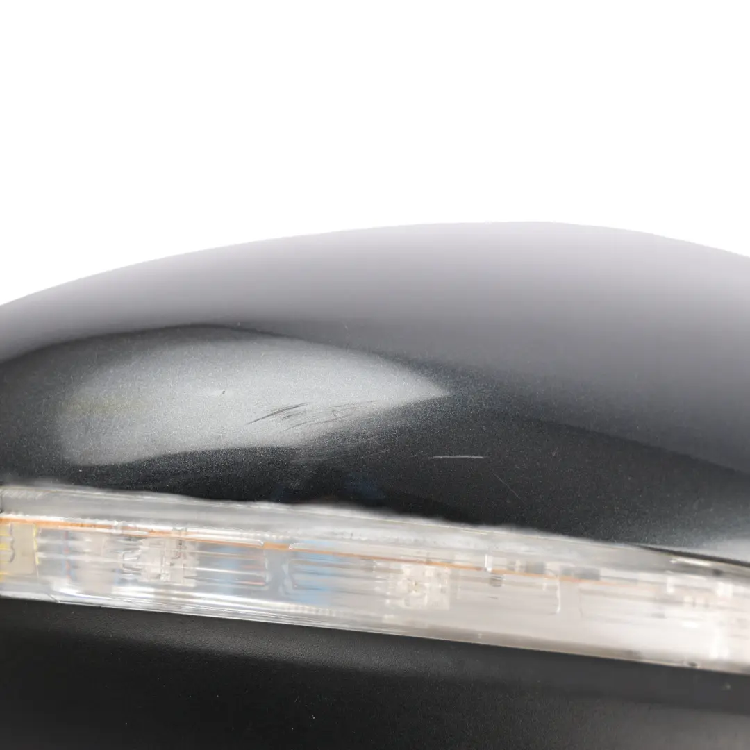Volkswagen Golf Mk6 Wing Mirror Right Electric O/S Carbon Grey A9W - SKU RHD-5K0857508AD-CSG - Part number 5K0857508AD