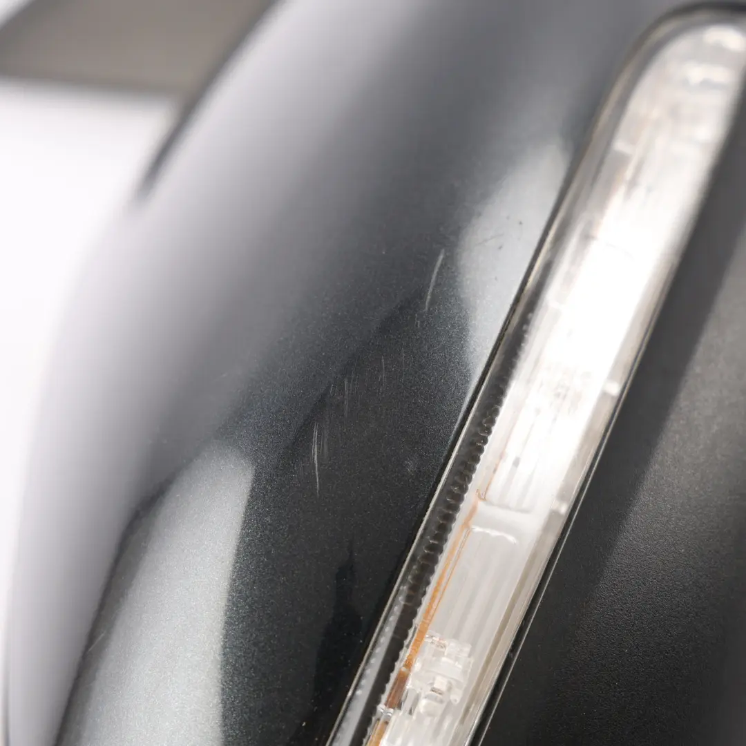 Volkswagen Golf Mk6 Wing Mirror Right Electric O/S Carbon Grey A9W - SKU RHD-5K0857508AD-CSG - Part number 5K0857508AD