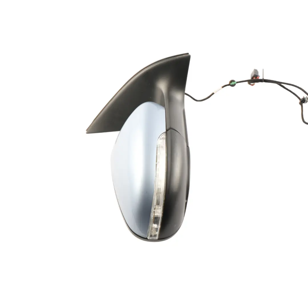Volkswagen Golf 6 Electric Wing Mirror Right O/S Blue Graphite Pearl Effect C5F - SKU RHD-5K0857508AD-SHB - Part number 5K0857508AD