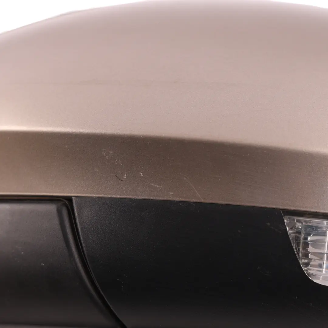 Volkswagen Tiguan 5N Door Wing Mirror Left N/S Titanium Beige Metallic - A1X - SKU RHD-5N2857507M-TBE - Part number 5N2857507M
