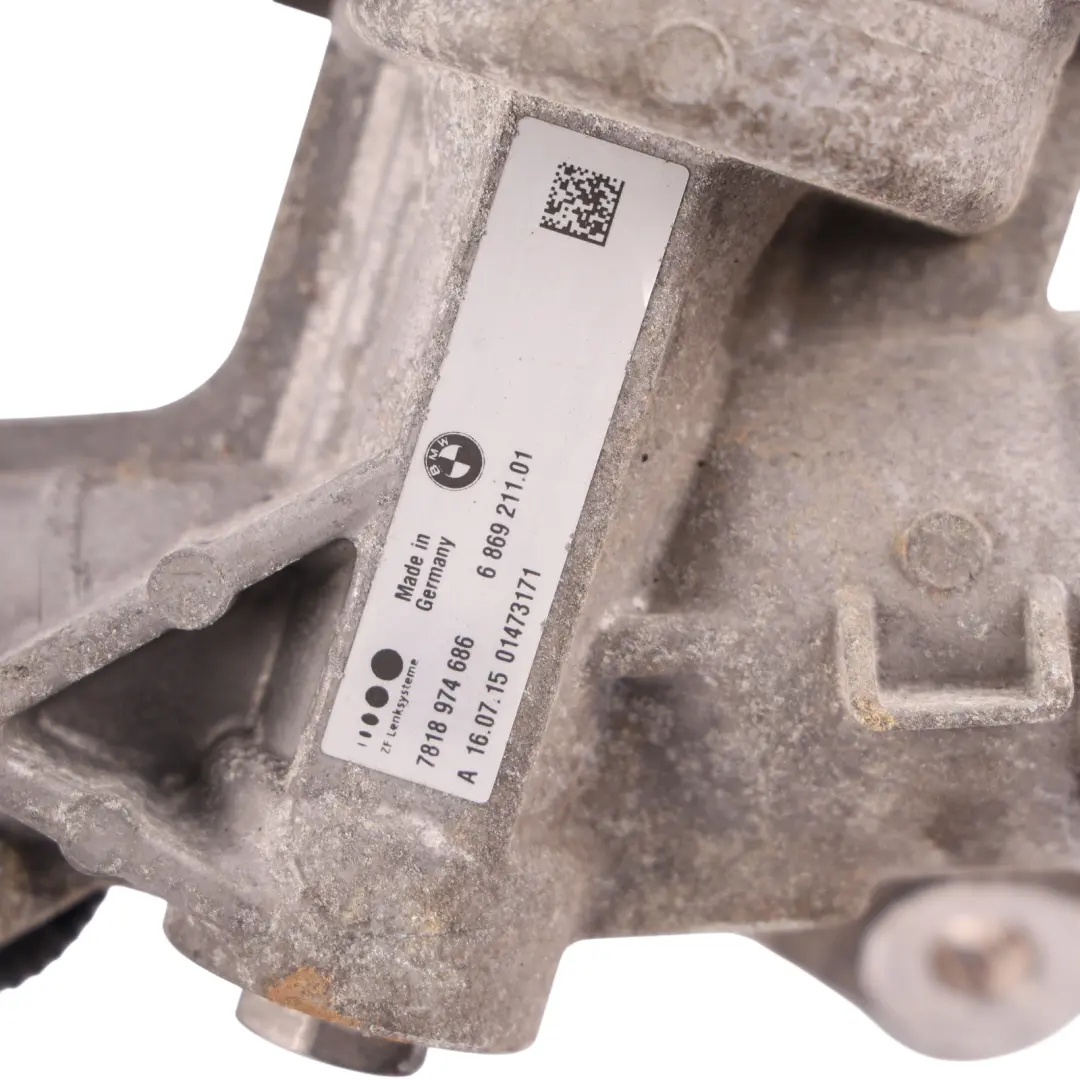 Steering Rack Pinion Box Gear to BMW F01 LCI F07 F10 F11 Power with Part number 6869211 BMW F01 LCI F07 F10 F11 Power Steering Rack Pinion Box Gear - SKU RHD-6869211 - Part number 6869211