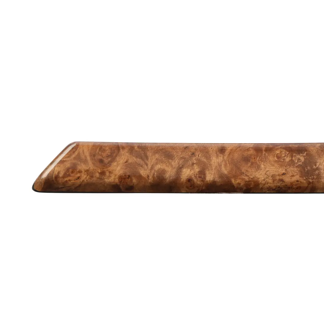 BMW E60 E61 LCI Centre Console Trim Strip Cover Set Wood Poplar Light - SKU RHD-6974720-1 - Part number 6974720