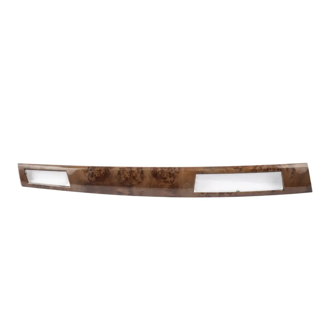 BMW E60 E61 LCI Centre Console Trim Strip Cover Set Wood Poplar Light - SKU RHD-6974720-1 - Part number 6974720