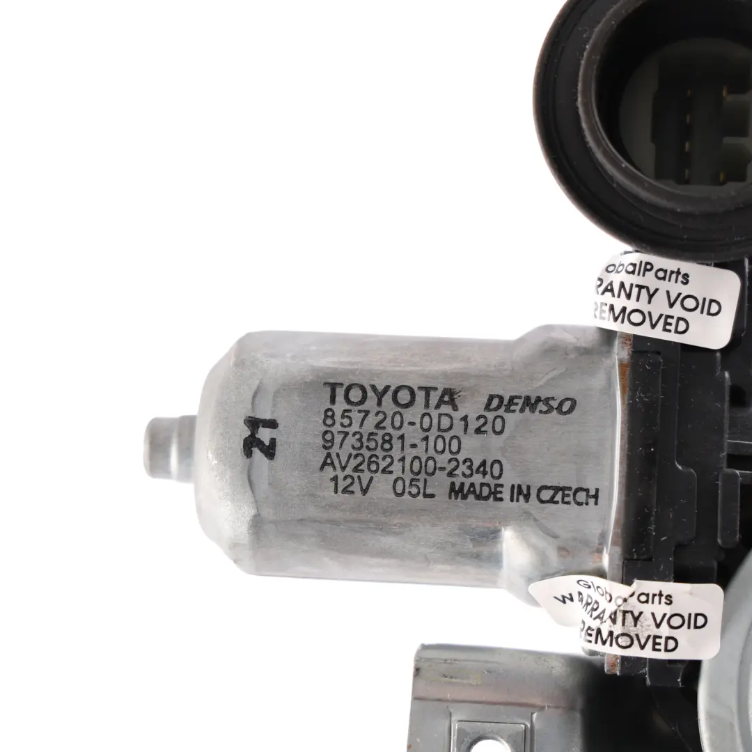 Front Door Regulator Lifter Motor Unit Left N/S Side to Toyota Yaris P9 with Part number 698200D141 Toyota Yaris P9 Front Door Regulator Lifter Motor Unit Left N/S Side - SKU RHD-698200D141 - Part number 698200D141