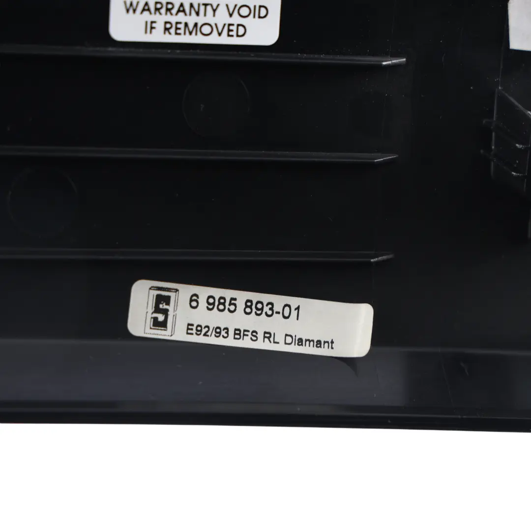 Decorative Strip Trim Dashboard Left N/S Diamond Black to BMW E90 E91 E92 E93 with Part number 6985893 BMW E90 E91 E92 E93 Decorative Strip Trim Dashboard Left N/S Diamond Black - SKU RHD-6985893-5 - Part number 6985893