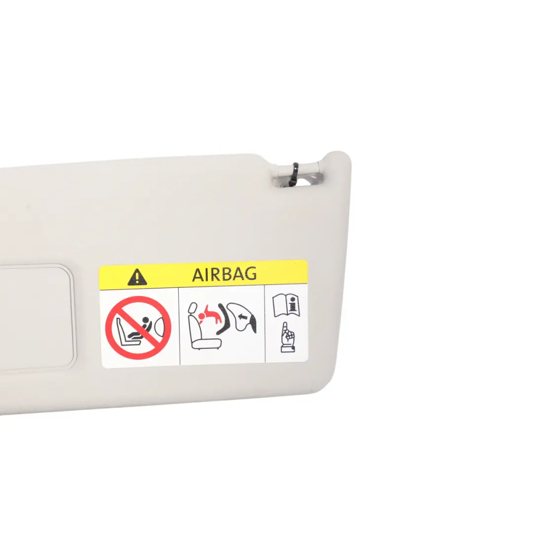 Sun Visor Illuminated Mirror Front Left N/S Grey to Volkswagen Polo 6R with Part number 6R0857551AA Volkswagen Polo 6R Sun Visor Illuminated Mirror Front Left N/S Grey - SKU RHD-6R0857551AA - Part number 6R0857551AA