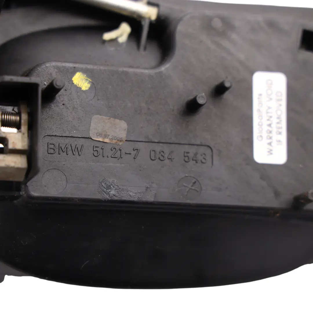 Carrier Outside Door Handle Rear Left N/S to BMW E60 E61 with Part number 7034543 BMW E60 E61 Carrier Outside Door Handle Rear Left N/S - SKU RHD-7034543-1 - Part number 7034543