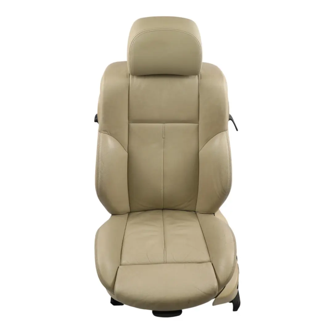 BMW E63 Coupe Front Seat Electric Heated Left N/S Leather Cream Beige - SKU RHD-7117021-1 - Part number 7117021