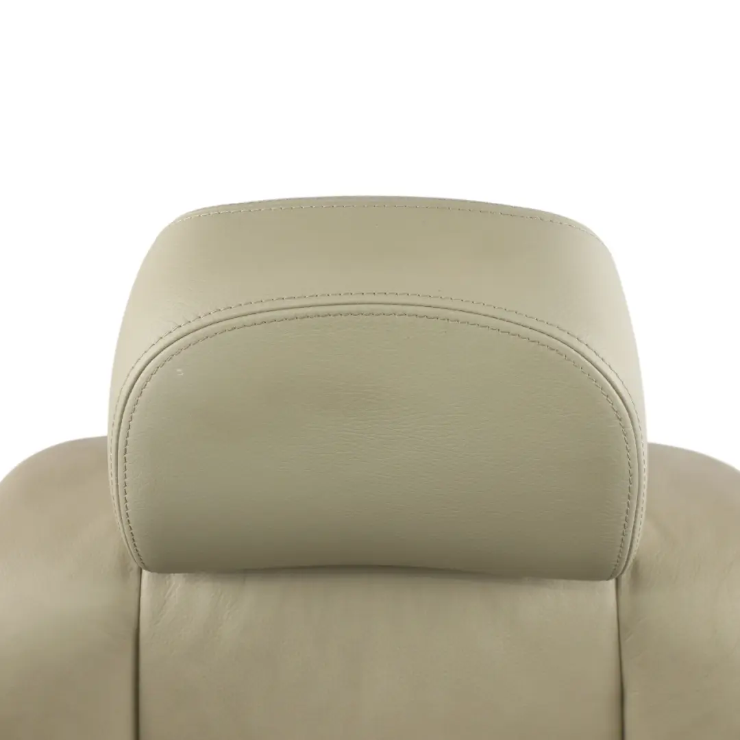 BMW E63 Coupe Front Seat Electric Heated Left N/S Leather Cream Beige - SKU RHD-7117021-1 - Part number 7117021