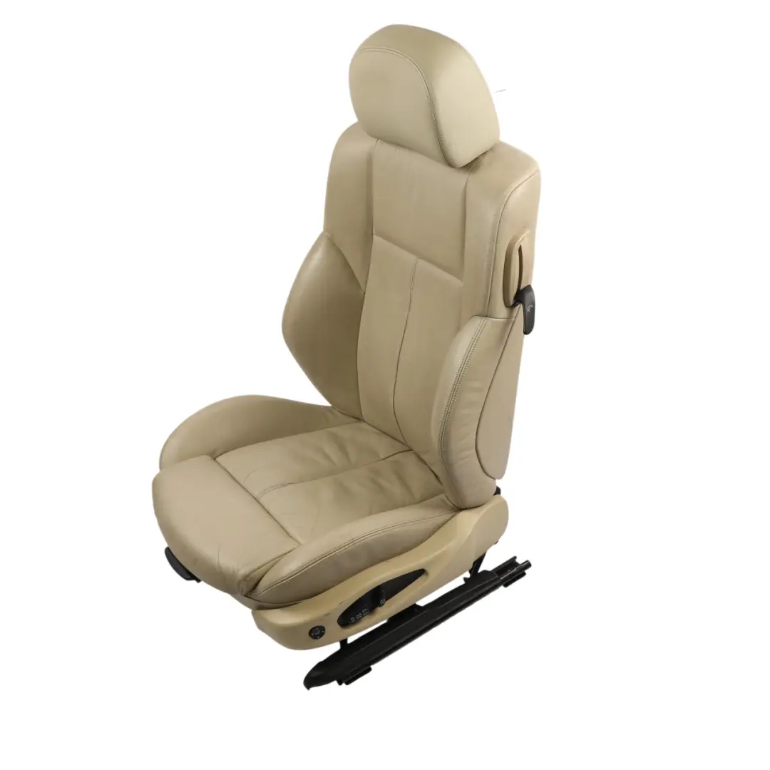 Front Seat Electric Heated Left N/S Leather Cream Beige to BMW E63 Coupe with Part number 7117021 BMW E63 Coupe Front Seat Electric Heated Left N/S Leather Cream Beige - SKU RHD-7117021-1 - Part number 7117021