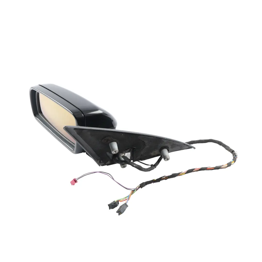 BMW E63 E64 Heated Left Wing Mirror N/S Black Sapphire Metallic - 475 - SKU rhd-7189343-BS - Part number 7189343