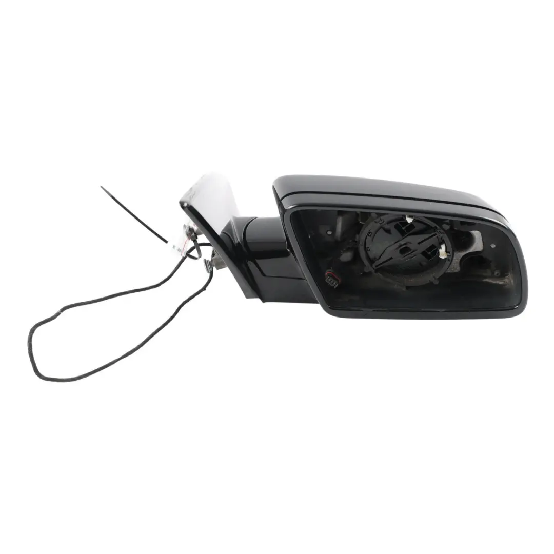 BMW E63 E64 Door Wing Mirror Right O/S High Gloss Black Sapphire - 475 - SKU RHD-7189440-BS1 - Part number 7189440