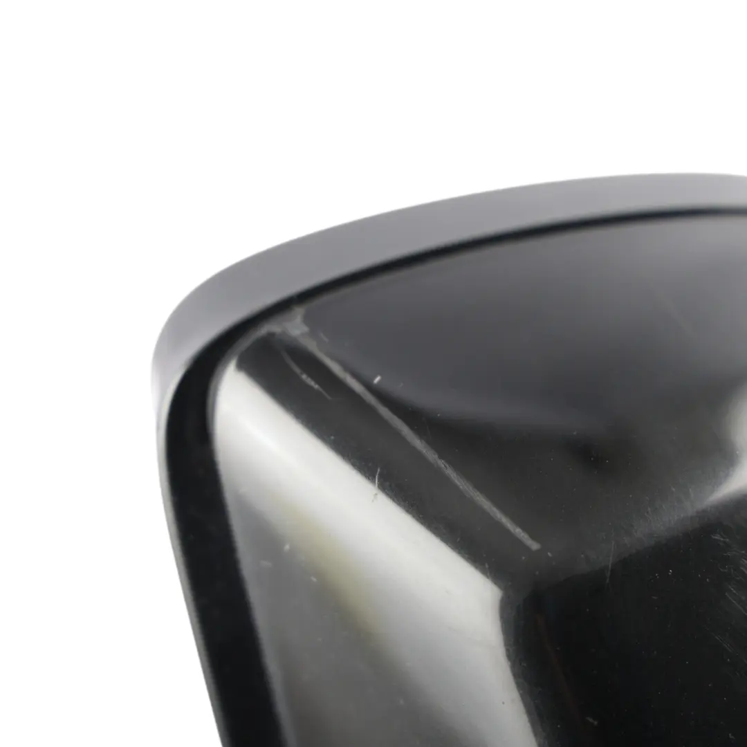 BMW E63 E64 Door Wing Mirror Right O/S High Gloss Black Sapphire - 475 - SKU RHD-7189440-BS1 - Part number 7189440