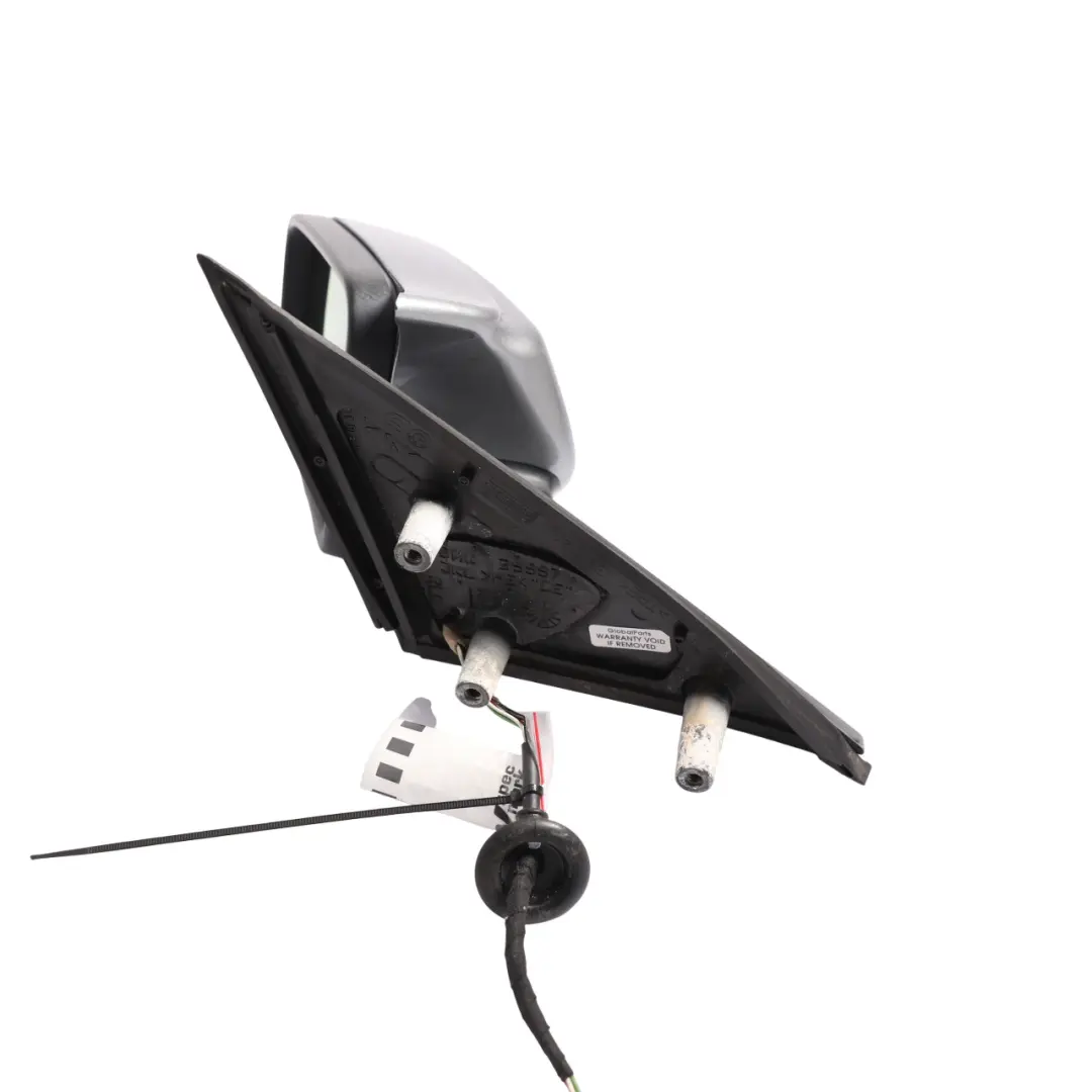 BMW E60 E61 Wing Mirror Heated Left N/S Silbergrau Silver Grey Metallic - A08 - SKU RHD-7189487-SBG3 - Part number 7189487