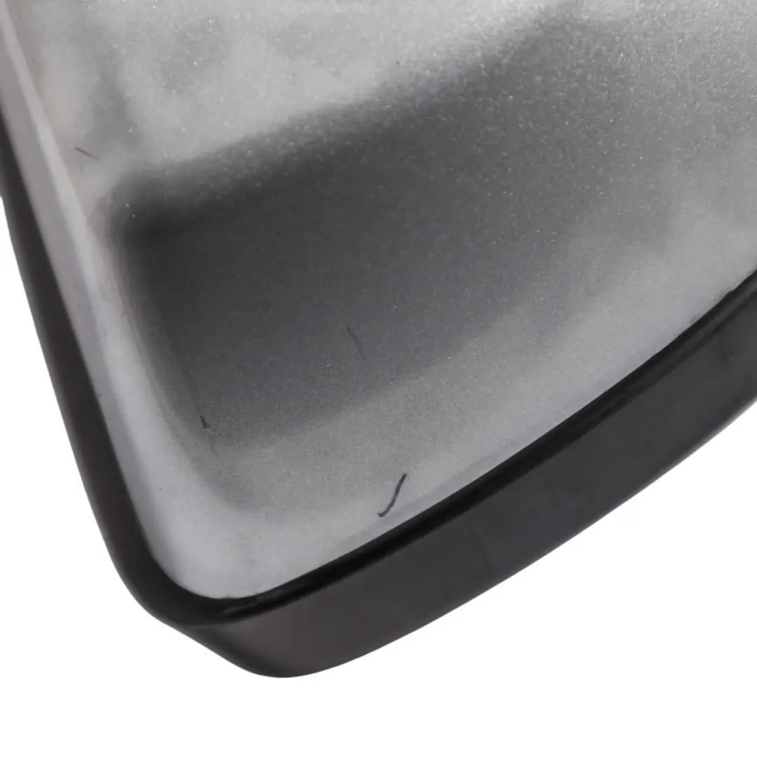BMW E60 E61 Wing Mirror Heated Left N/S Silbergrau Silver Grey Metallic - A08 - SKU RHD-7189487-SBG3 - Part number 7189487