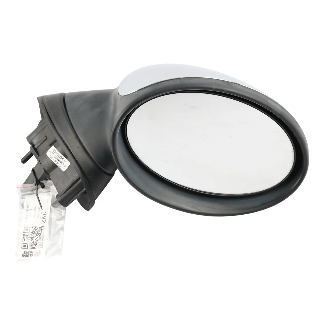 Mini R50 R53 Heated Right Door Wing Mirror O/S Chrome 3 Pins