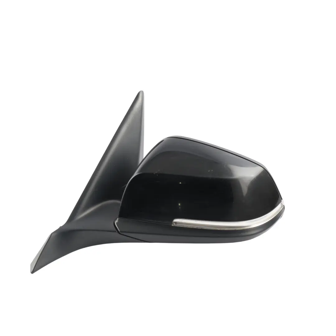 BMW F20 Wing Mirror Heated Door Left N/S Outside 6 Pins Schwarz 2 Black - 668 - SKU RHD-7242703-SCH1 - Part number 7242703