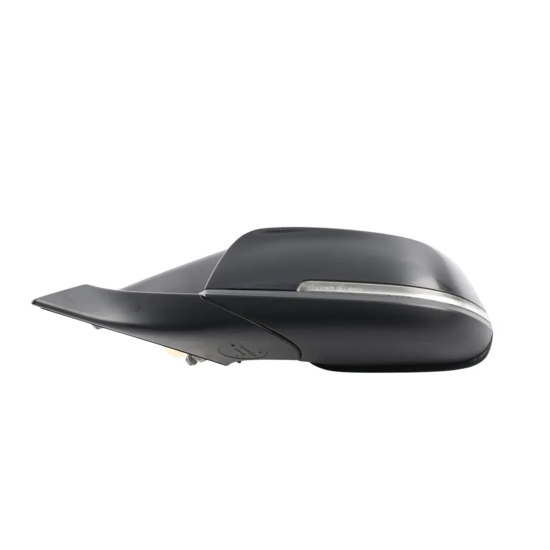 BMW F20 Wing Mirror Heated Door Left N/S Outside 6 Pins Schwarz 2 Black - 668 - SKU RHD-7242703-SCH1 - Part number 7242703