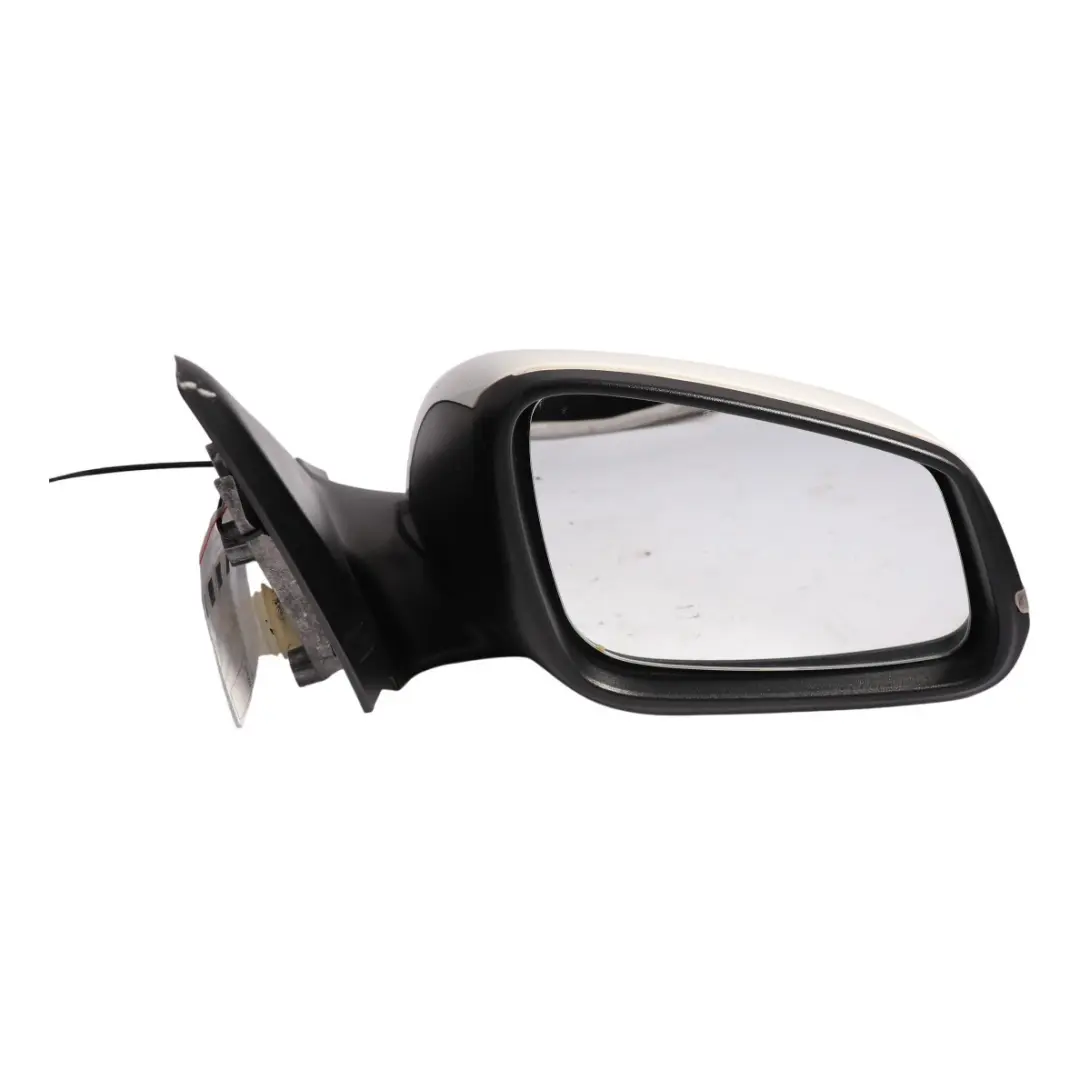 BMW F20 Wing Mirror Heated Right O/S 6 Pins Outside Alpinweiss White 300 - SKU RHD-7242704-AW - Part number 7242704