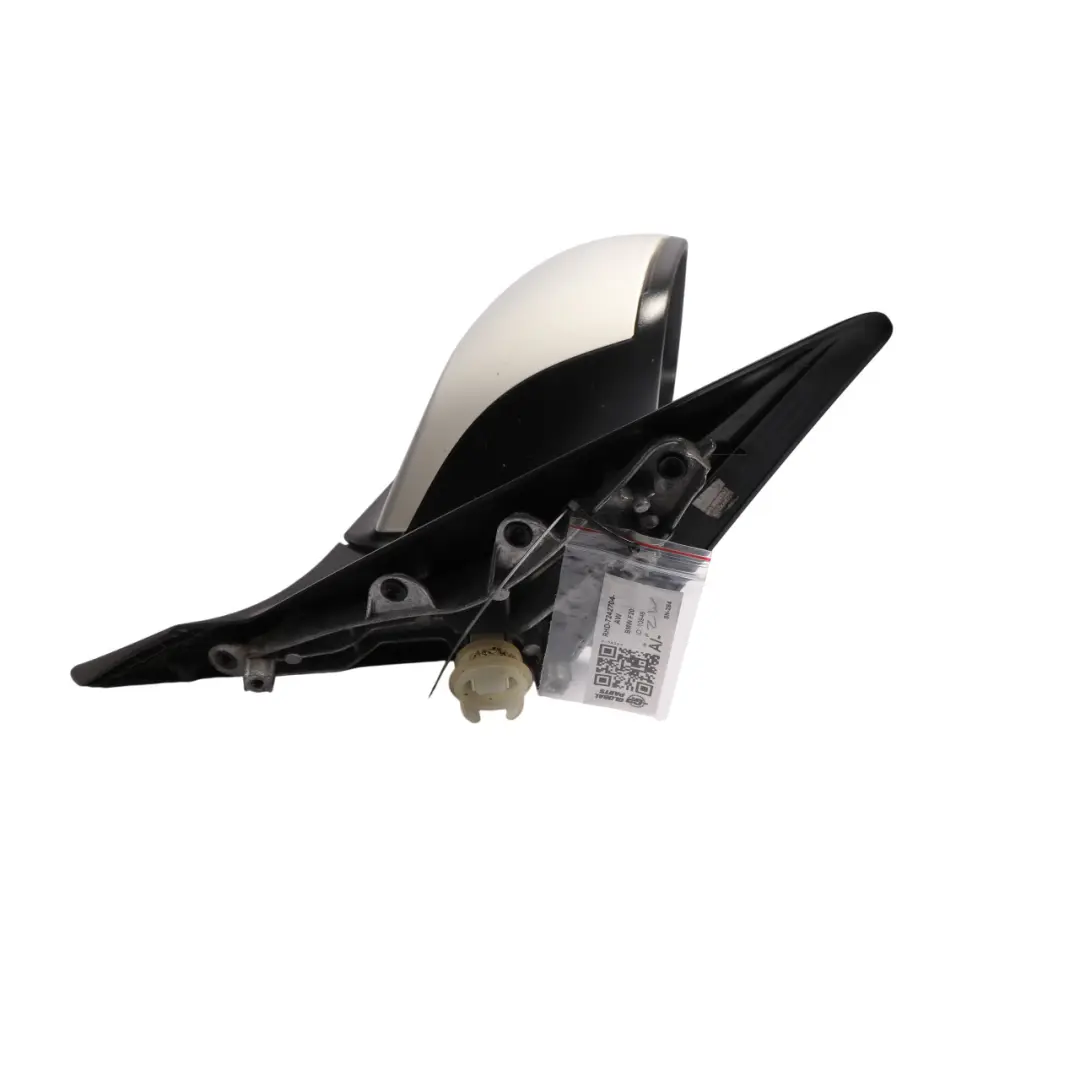 BMW F20 Wing Mirror Heated Right O/S 6 Pins Outside Alpinweiss White 300 - SKU RHD-7242704-AW - Part number 7242704
