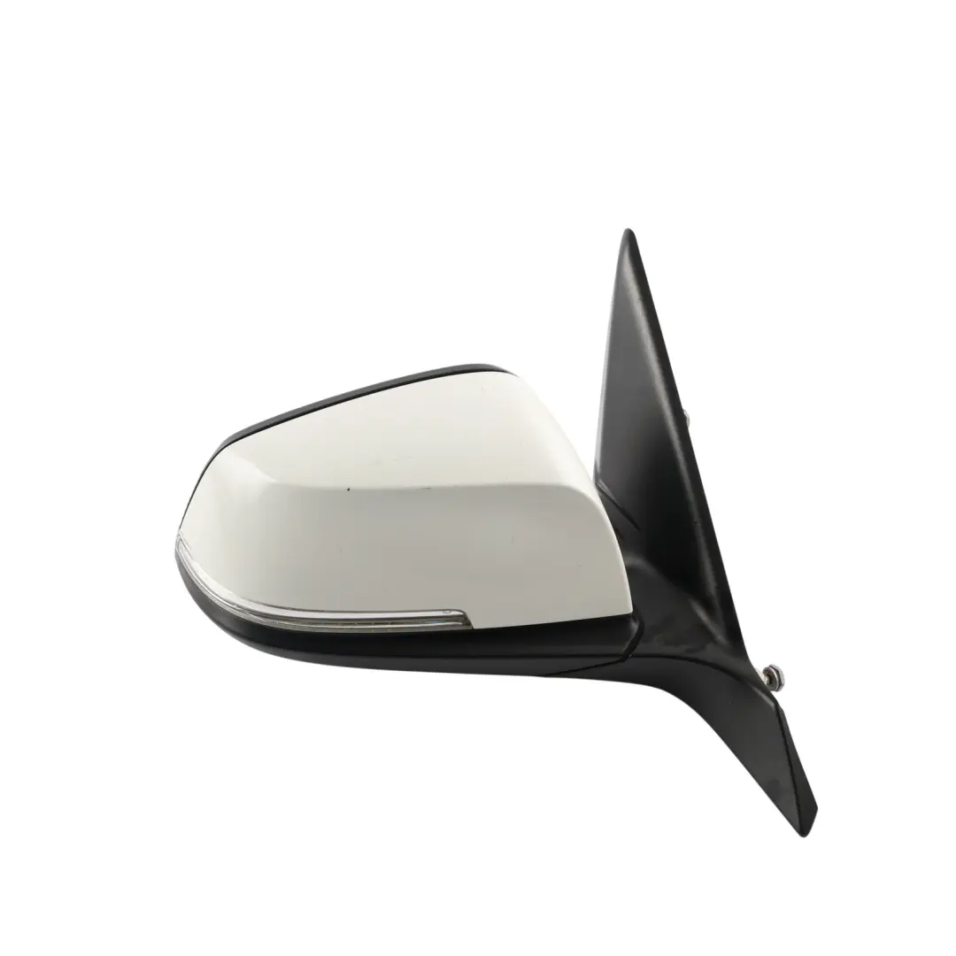 BMW F20 Wing Mirror Heated Right O/S Outside 6 Pins Alpinweiss White - 300 - SKU RHD-7242704-AW1 - Part number 7242704