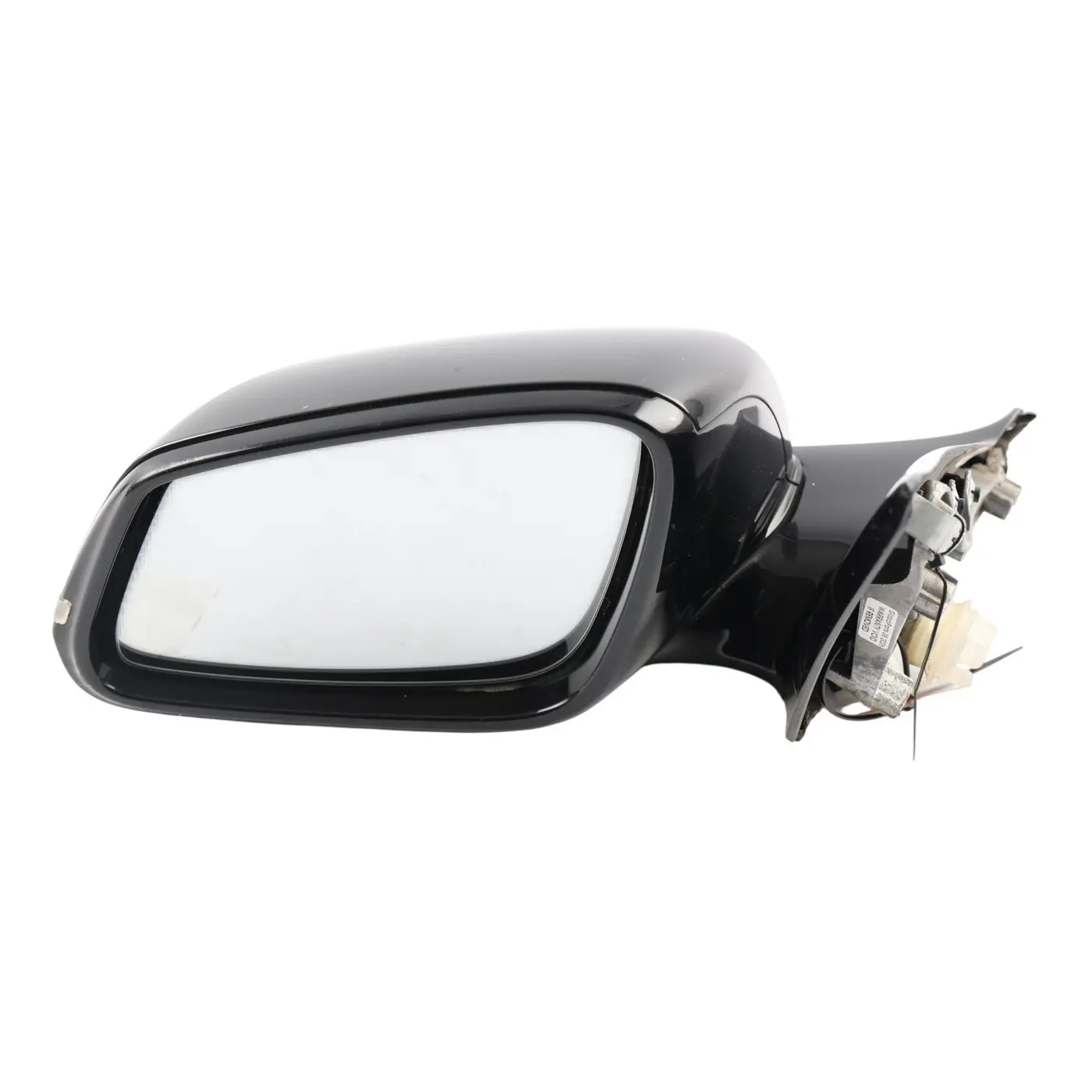 BMW F20 Wing Mirror Door Left Heated N/S High Gloss Black Sapphire Metallic 475