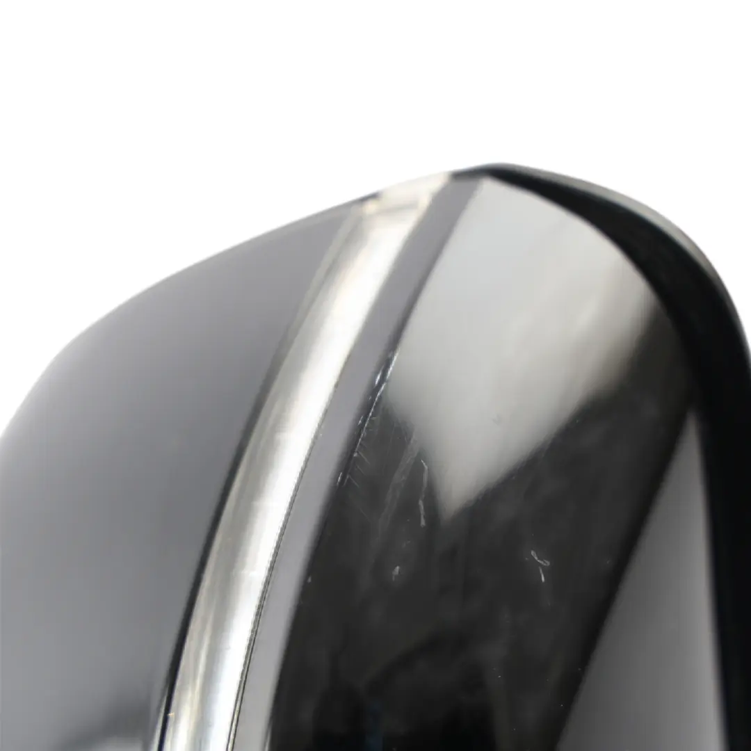 BMW F20 Wing Mirror Door Left Heated N/S High Gloss Black Sapphire Metallic 475 - SKU RHD-7242779-BS1 - Part number 7242779