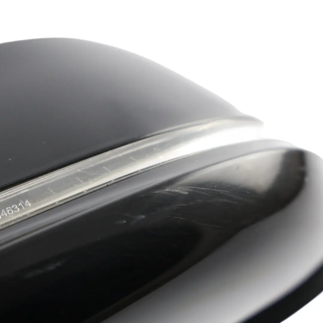 BMW F20 Wing Mirror Door Left Heated N/S High Gloss Black Sapphire Metallic 475 - SKU RHD-7242779-BS1 - Part number 7242779