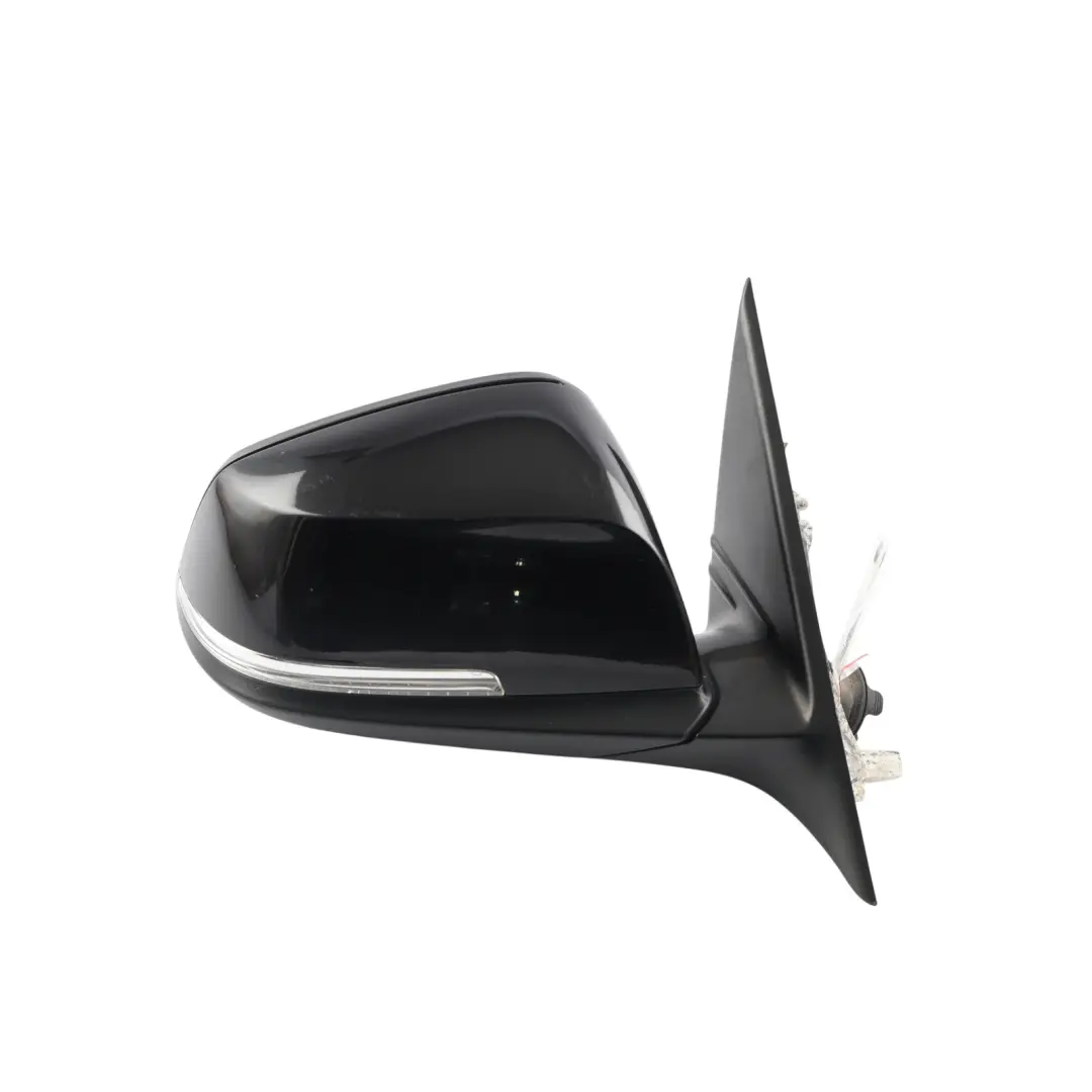  Wing Mirror BMW F30 F31 Heated Right Door O/S Black Sapphire Metallic 475 6 Pins - SKU rhd-7245094-BS - Part number 7245094
