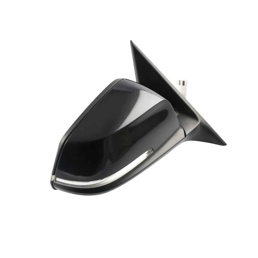  Wing Mirror BMW F30 F31 Heated Right Door O/S Black Sapphire Metallic 475 6 Pins - SKU rhd-7245094-BS - Part number 7245094