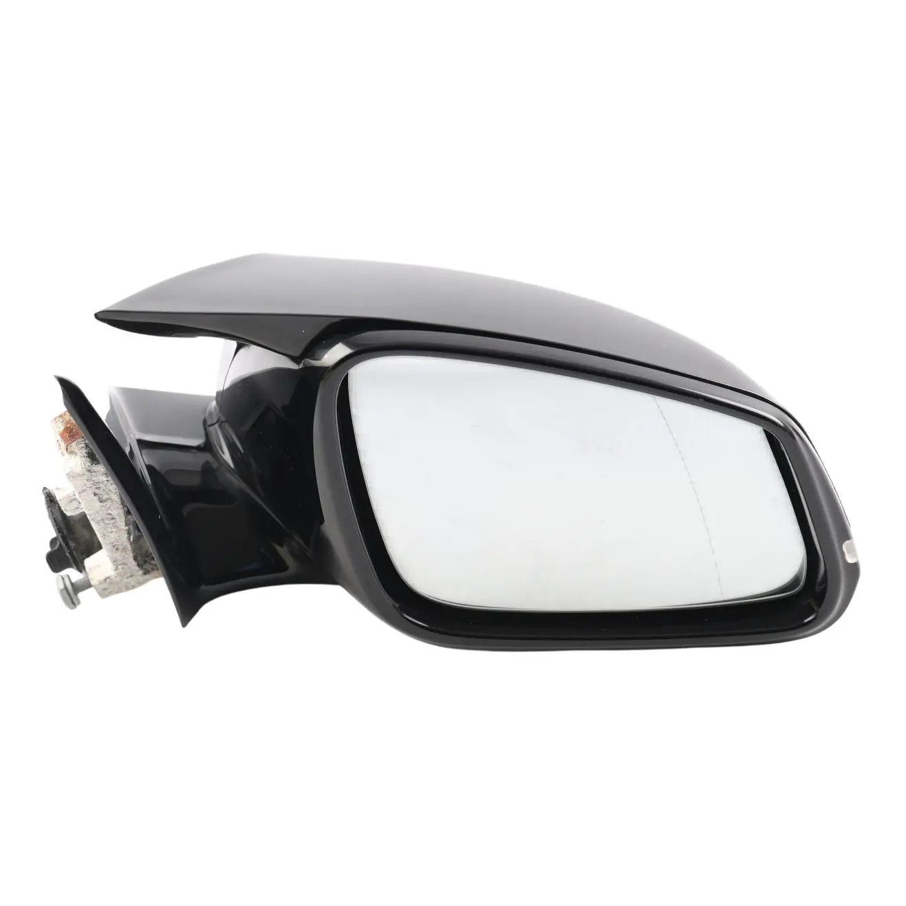 BMW F30 F31 Door Wing Mirror Shadow-Line Right O/S Black Sapphire 475 7245218