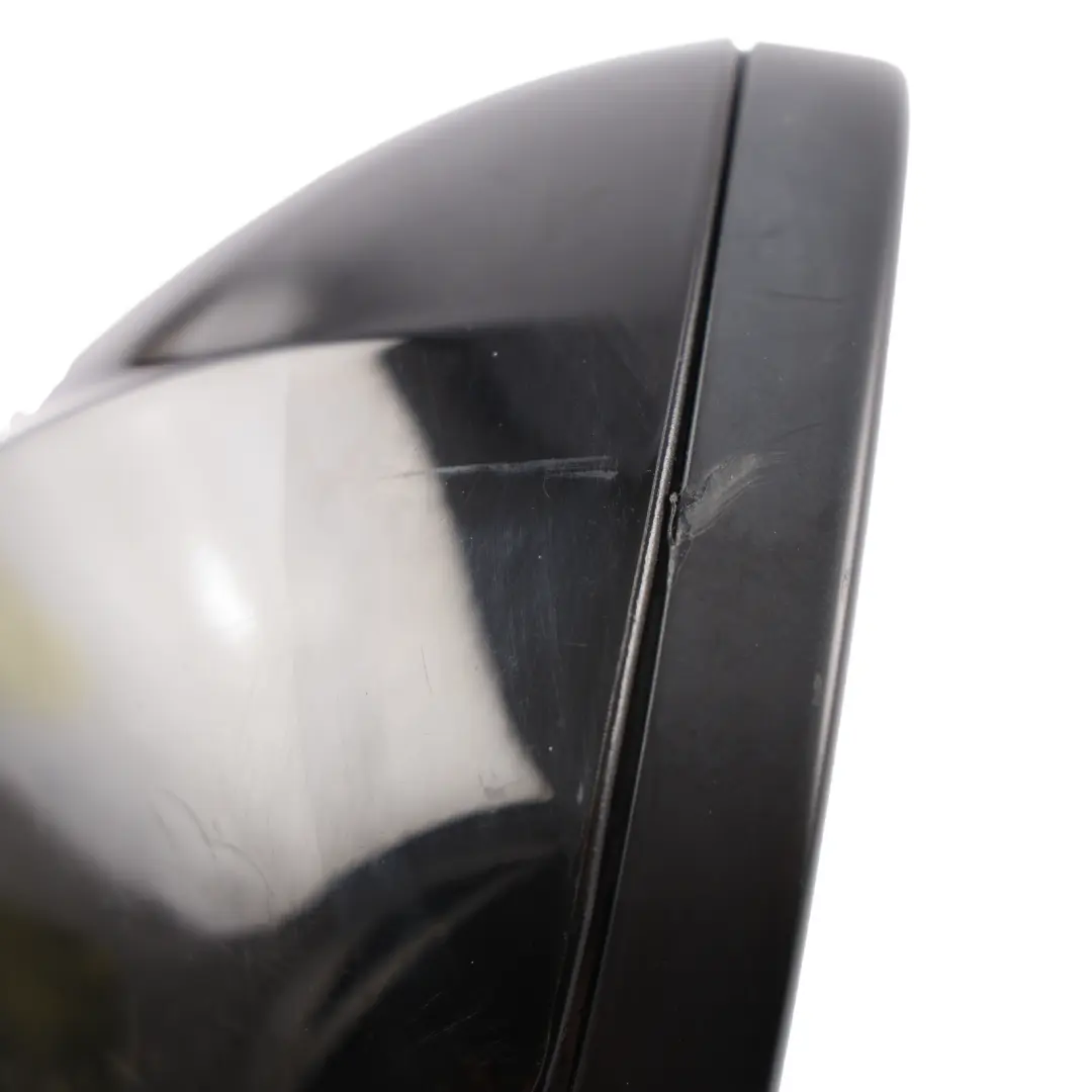 Heated Left Wing Mirror N/S Black Sapphire Metallic 475 to BMW E90 E91 LCI with Part number 7268263 BMW E90 E91 LCI Heated Left Wing Mirror N/S Black Sapphire Metallic 475 - SKU RHD-7268263-BS - Part number 7268263