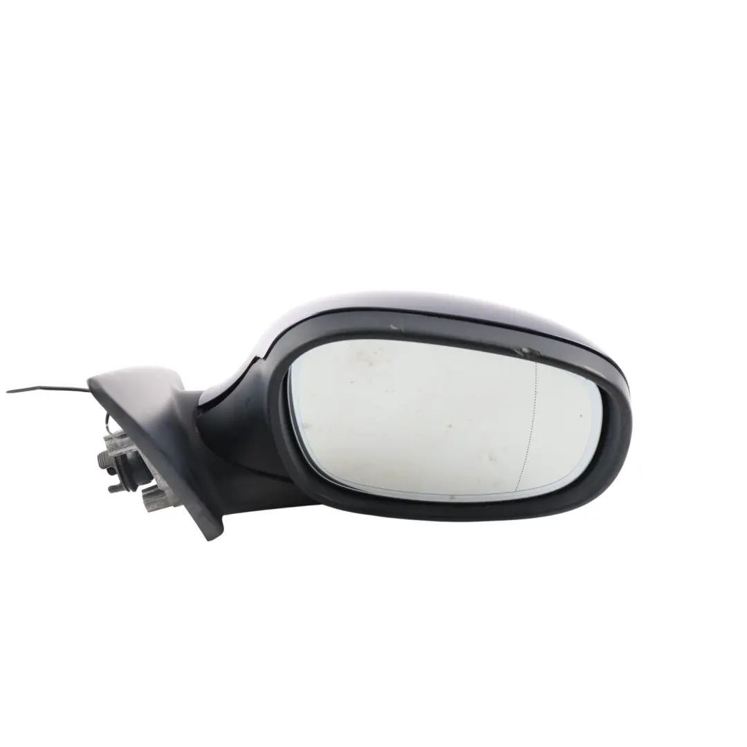 BMW E90 E91 LCI Power Fold Auto Dip Right Wing Mirror O/S Tiefseeblau Blue A76 - SKU RHD-7282574-DSB - Part number 7282574