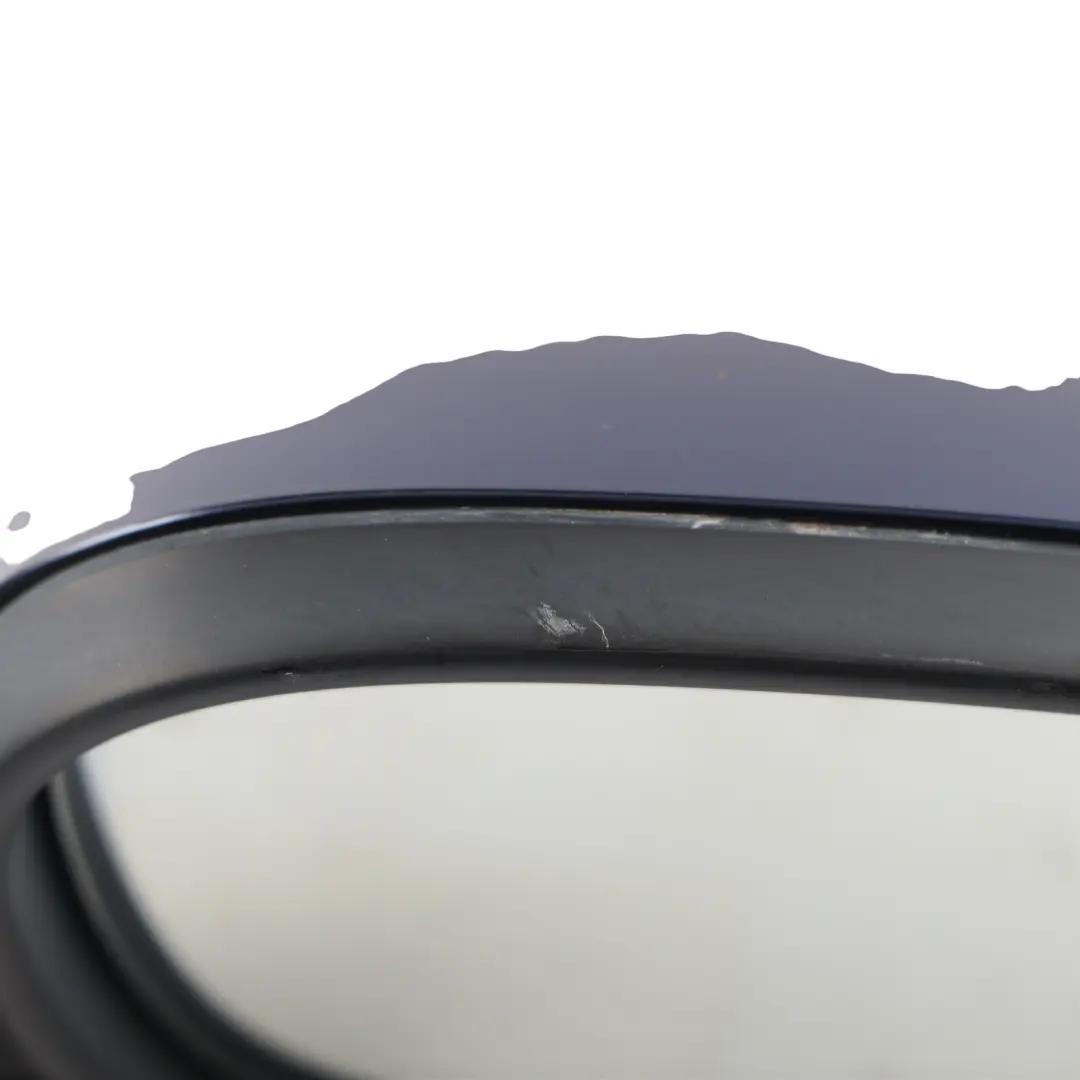 BMW E90 E91 LCI Power Fold Auto Dip Right Wing Mirror O/S Tiefseeblau Blue A76 - SKU RHD-7282574-DSB - Part number 7282574