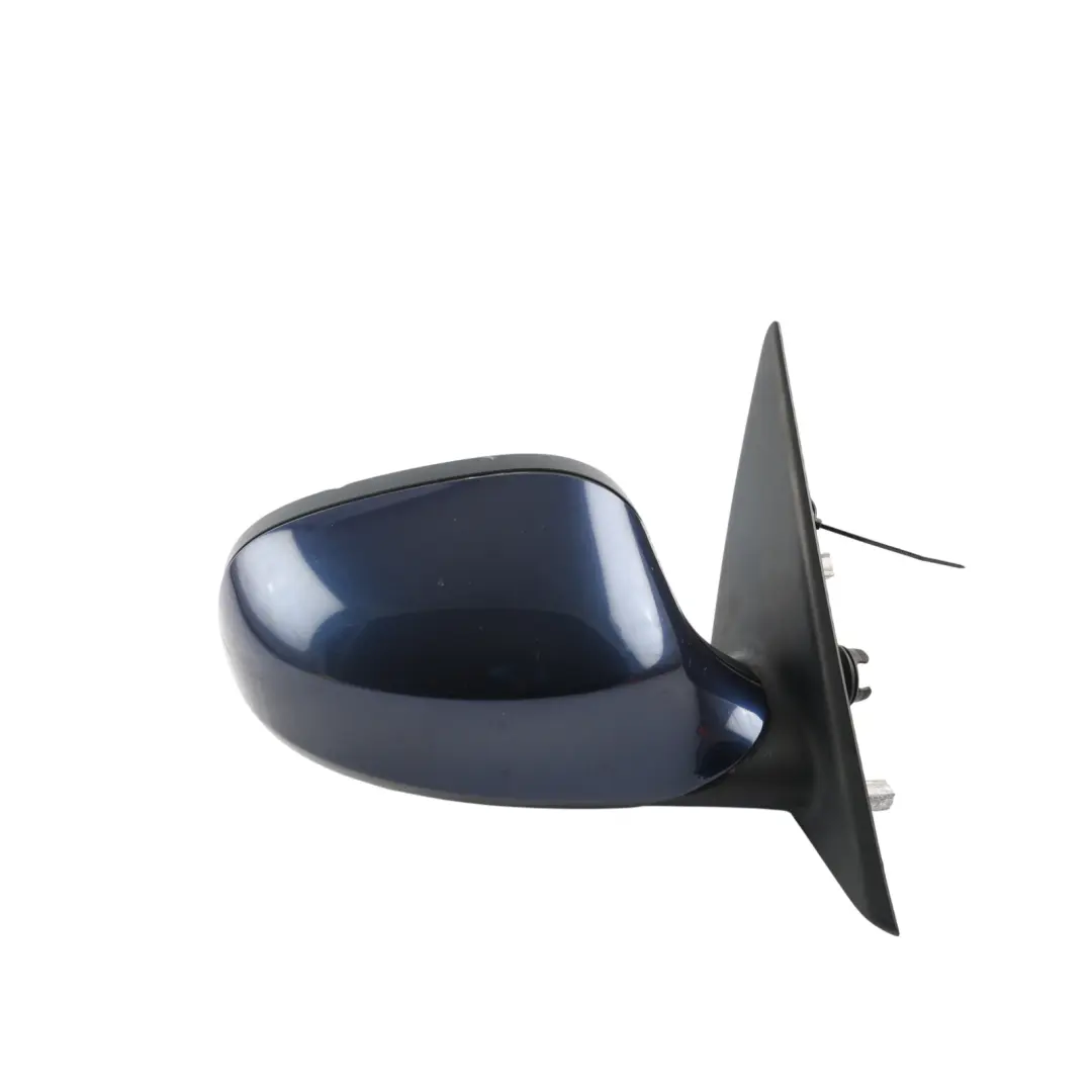 BMW E90 E91 LCI Power Fold Auto Dip Right Wing Mirror O/S Tiefseeblau Blue A76 - SKU RHD-7282574-DSB - Part number 7282574